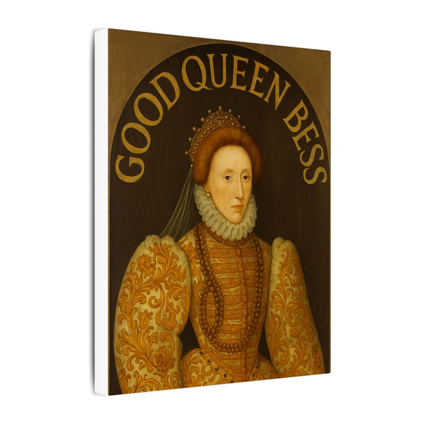 Good Queen Bess - Unmasked Edition - unframed stretched canvas print