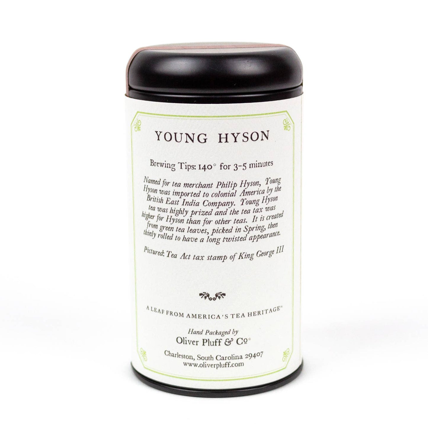 Young Hyson - 20 Teabags in Signature Tea Tin