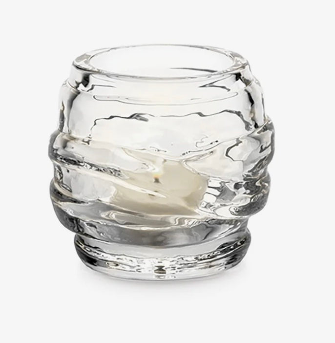 Simon Pierce Waterbury Tealight candle holder with candle ring / wreath