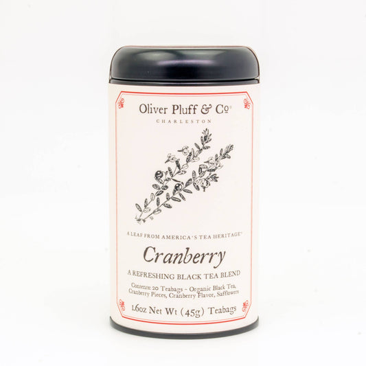 Available March 12th - Cranberry Tea - 20 Teabags in Signature Tea Tin