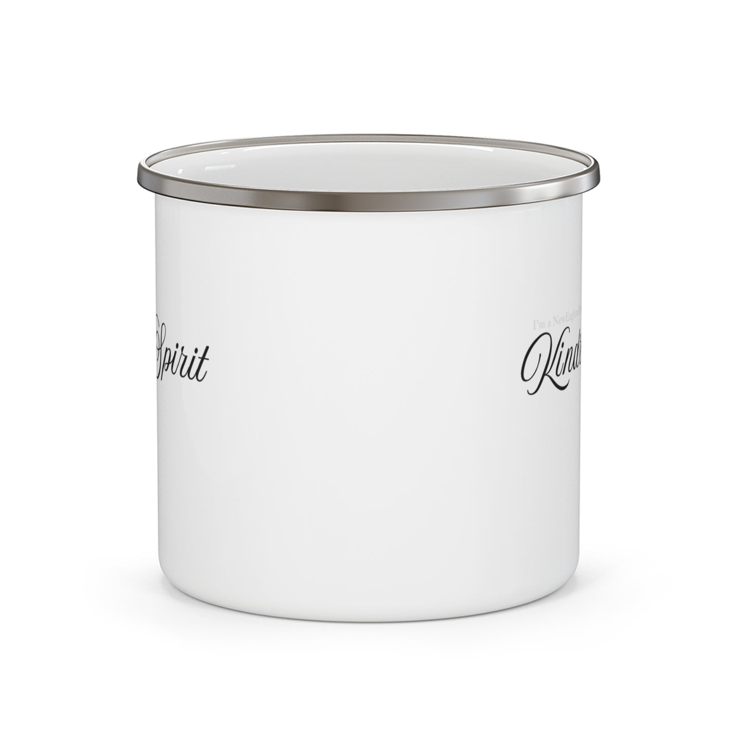 Kindred Spirit Enamel Camping Mug - Perfect for Outdoor Adventures and Cozy Gatherings