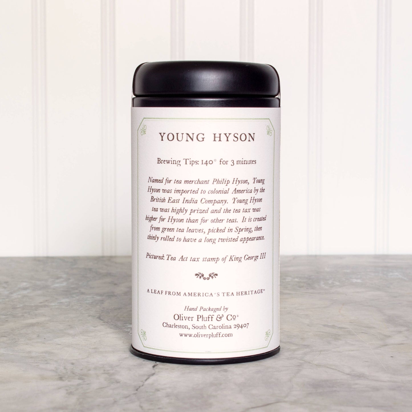 Young Hyson - 20 Teabags in Signature Tea Tin