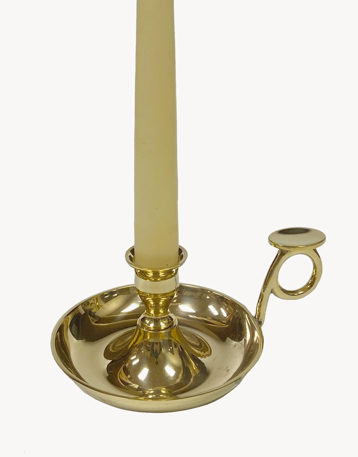 Available March 12th - Solid Brass Chamberstick