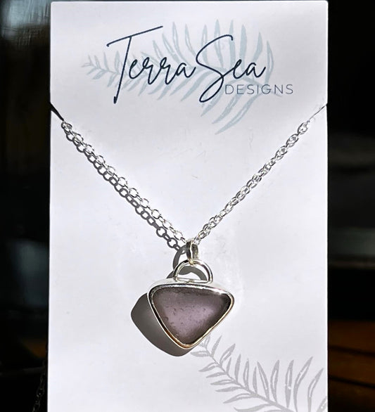 Available March 12th - Purple Neodymium Seaglass Necklace