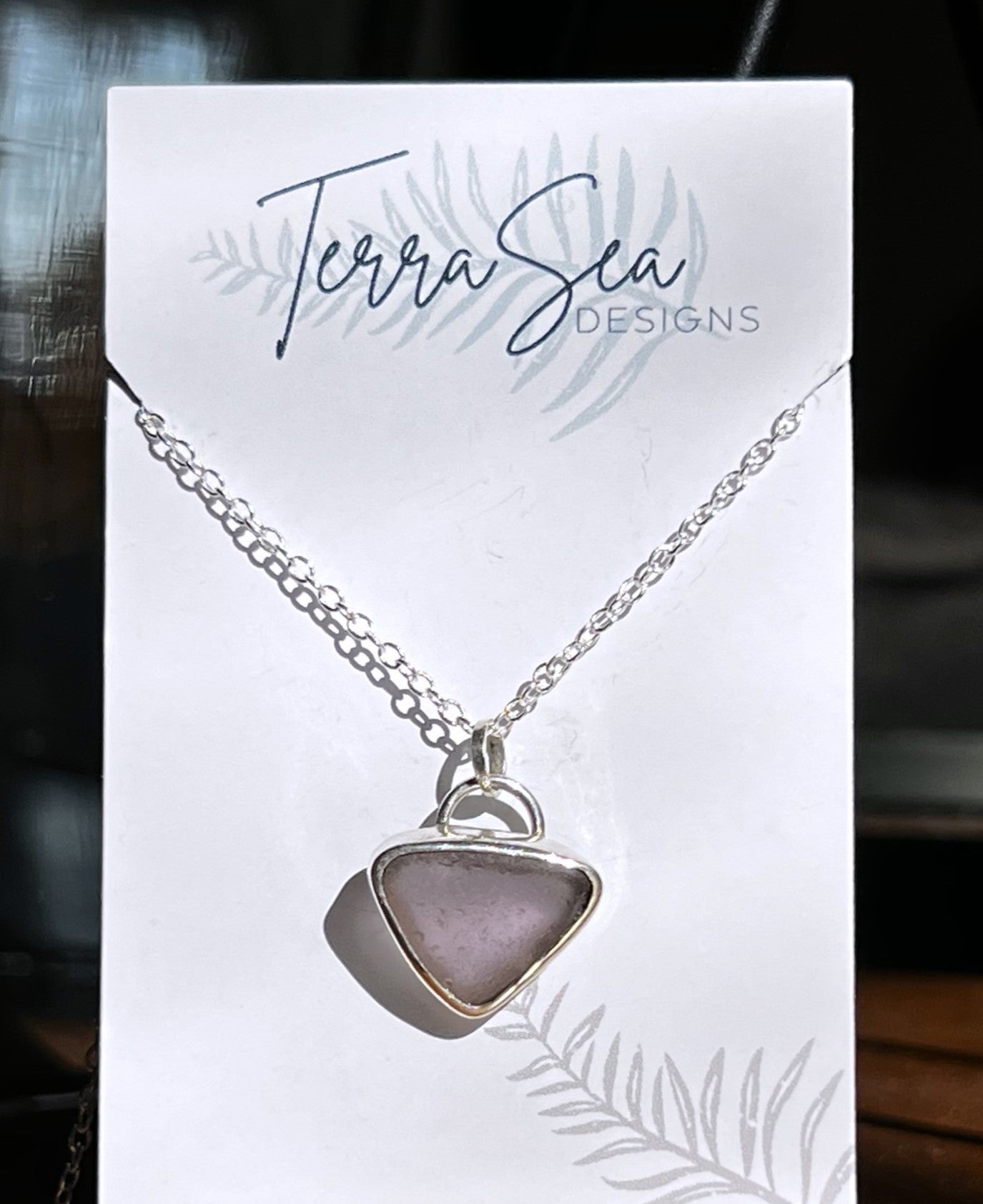 Available March 12th - Purple Neodymium Seaglass Necklace