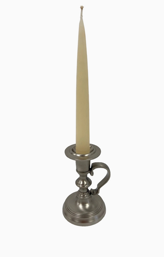 Available March 12th - Pewter-plated brass candle holder