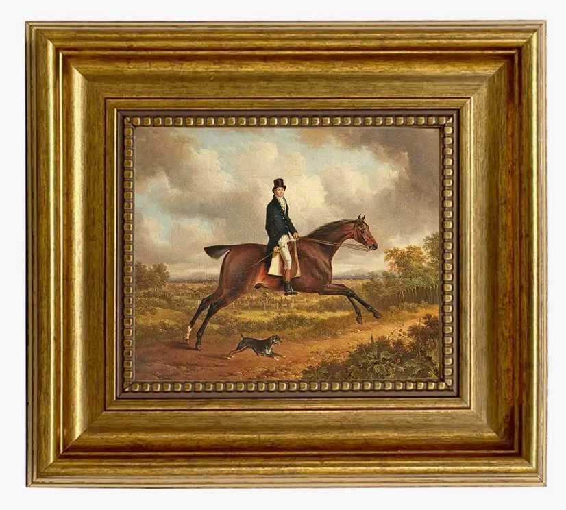 Available March 12th - Equestrian Horse and Rider Print