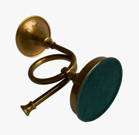 French Horn Candle Holder