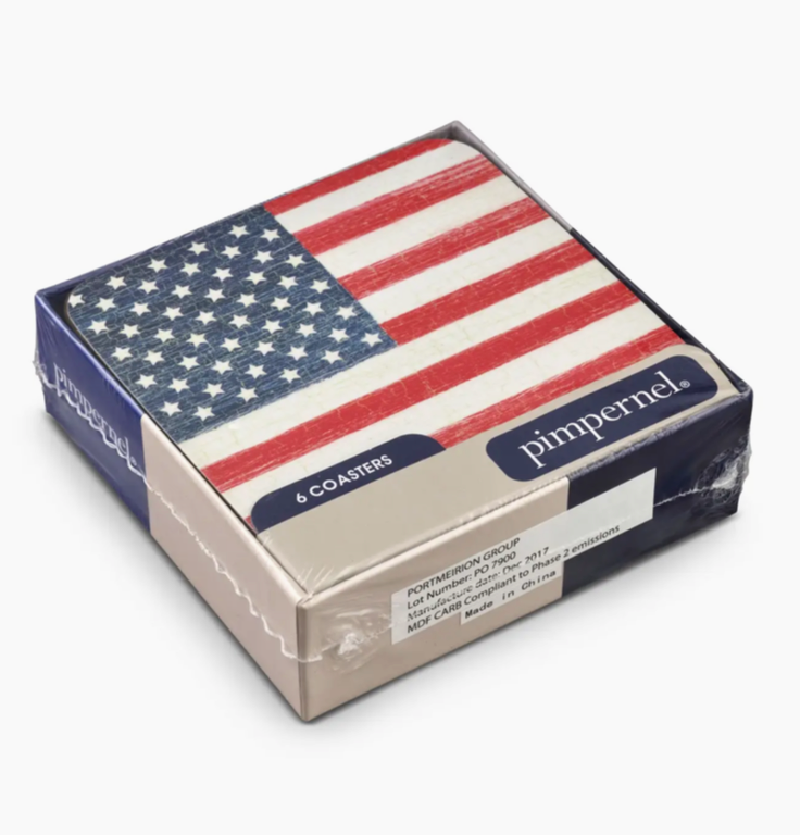 Available March 12th - American Flag Coasters