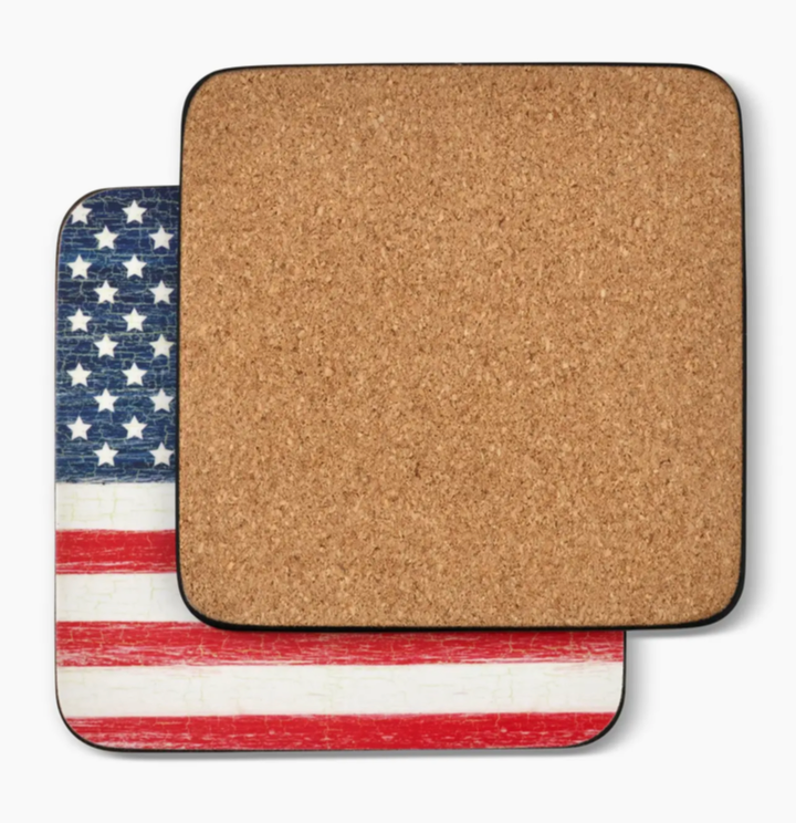 Available March 12th - American Flag Coasters