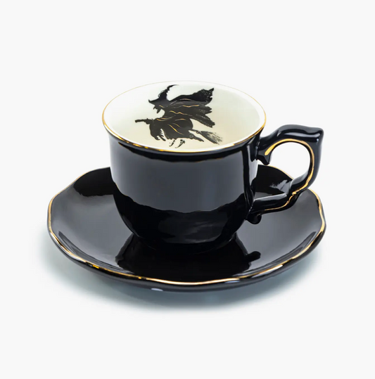 Witch Tea Cup and Saucer