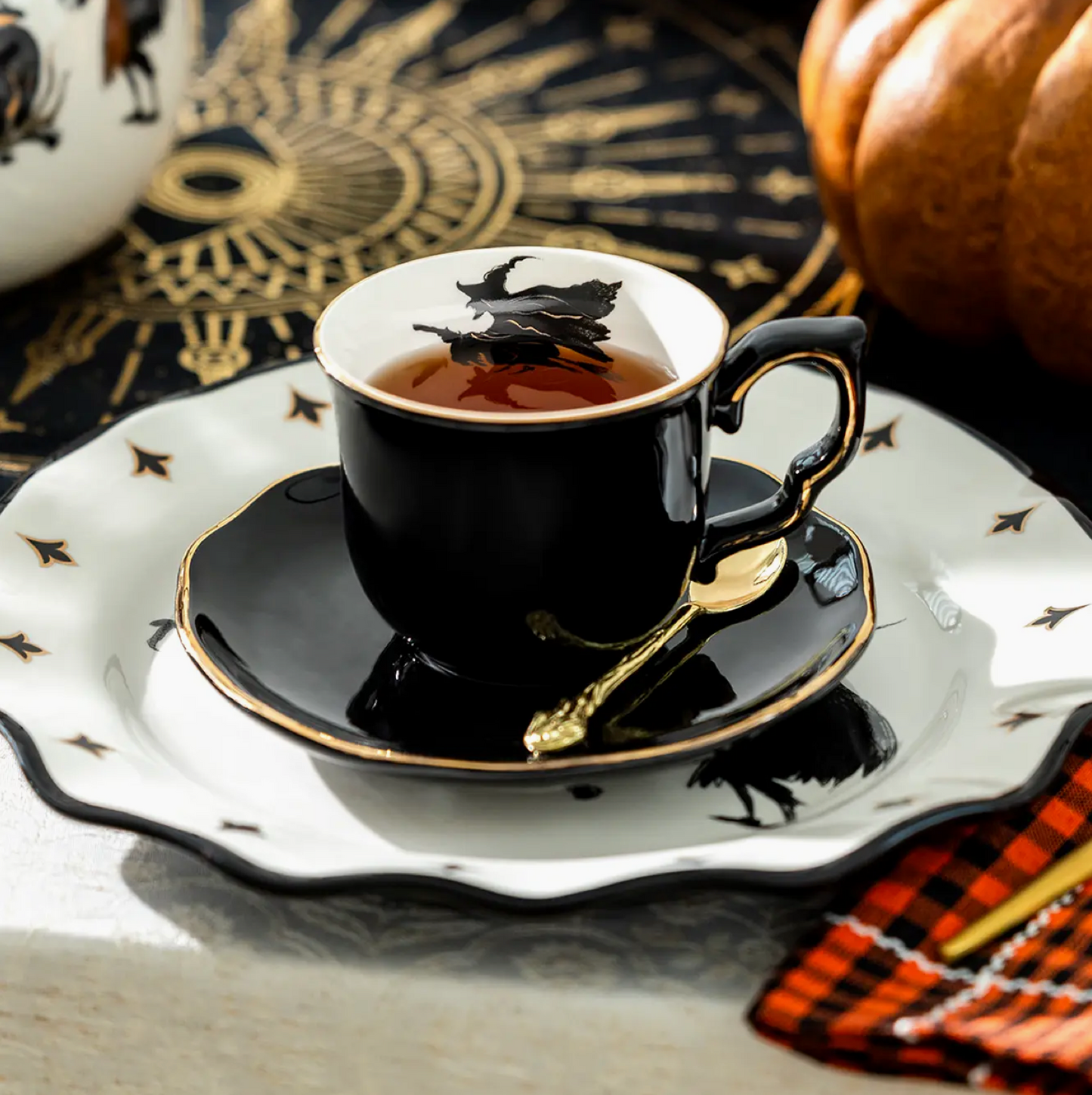 Witch Tea Cup and Saucer