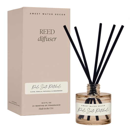 Palo Santo Patchouli Reed Diffuser - Gift & Home Decor