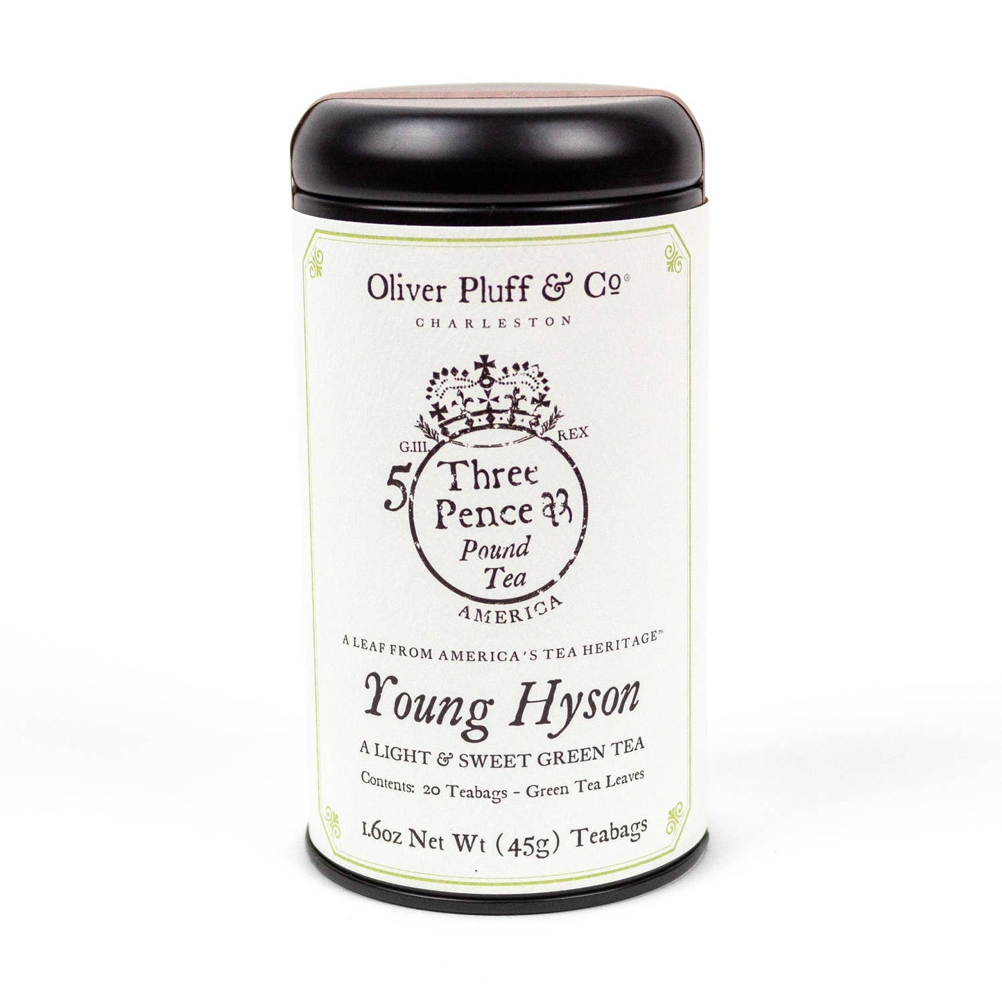 Young Hyson - 20 Teabags in Signature Tea Tin