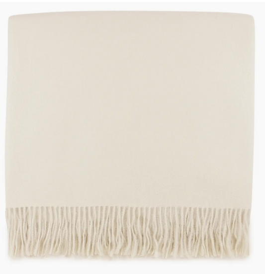 Cashmere-like Cream Throw